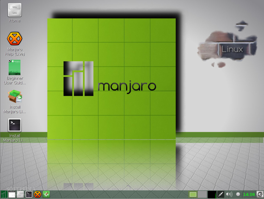 Manjaro Linux LXDE Community Edition screenshot 1